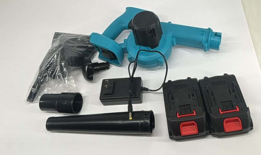Cordless Electric Air Leaf Blower And Vacuum With 2 Batteries